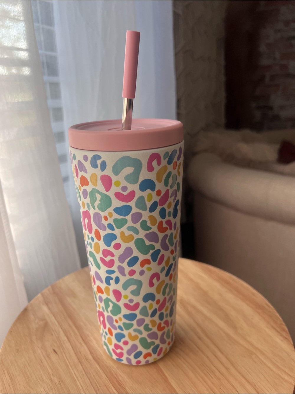 Meoky Brand Tumbler with Straw NEW